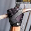 Fit Active Max Grip Weightlifting Workout Gloves | Strongest Grip, Leather Palm for Callus, Blister Prevention | Lightweight, Breathable, Non Slip | Powerlifting, Fitness Training, Biking & More - Image 6