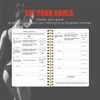 A5 Fitness Planner & Workout Logbook -18 Weeks Fitness & Nutrition Journal Planner, Workout Tracker, Exercise Log Book to Track Weight Loss, Muscle Gain, Gym, Bodybuilding Progress–Wine Red - Image 4