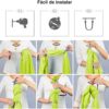 ALINSAM Aerial Yoga Hammock Set, Mounting Accessories Included, Premium Aerial Silk Yoga Swing for Antigravity Yoga for Inversion Exercise Pilates Gymnastics,G - Image 5