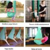 Aerial Yoga Hammock, Aerial Silks 5.5 Yards, Antigravity Yoga Inversion, Fabric Yoga Swing Set Include Daisy Chain, Carabiner, Ceiling Hooks - Image 7