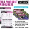Resistance Bands for Working Out with Exercise Guide. Fabric Booty Bands for Women Men. Workout Bands Leg Bands for Working Out. Hip Resistance Loops for Squat Butt Glute Set Fitness Home Elastic Band - Image 5
