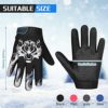4 Pairs Kids Cycling Gloves Boys Girls Youth Full Finger Bike Gloves Children Mountain Bicycle Gloves Warm Child Sport Gloves Non-Slip Toddler Fishing Gloves for Outdoor Sport Riding Climbing Football - Image 2
