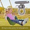 Gwongvvei Heavy Duty Swing Hanger Stainless Steel 304 Antirust, 1800 lb Capacity 180° Swing, Playground Porch Yoga Seat Trapeze, Hammock Chair, Hanging Kit, Swing Set Indoor Outdoor, Innovative Design - Image 3