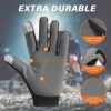 FUDOSAN Cycling Gloves Touchscreen Ultimate Frisbee Gloves Non-Slip Flexible Thin Workout Gloves - Image 4