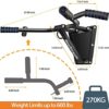 MasiStranth Multifunctional Wall Mounted Pull Up Bar, Foldable Chin Up Bar for Crossfit Training, Home Gym Workout Strength Training Equipment With Pull Up Bands - Image 5