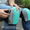 HAUSHOF Flooring & Roofing Work Knee Pads, Professional Kneepads with Foam Padding, Heavy Duty Double Straps and Adjustable Easy-Fix Clips, Comfortable Kneeling Cushion for Construction Work, Home Cleaning, Gardening - Image 3