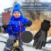 Cevapro Ski Gloves for Kids Winter Warm Gloves Non-Slip Waterproof Snow Gloves Outdoor Sports for Boys Girls - Image 2