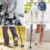 SUEH DESIGN Folding Walking Cane with LED Light for Men and Women, Adjustable Collapsible Elderly Walking Stick with Side Handle, Black - Image 6