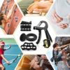 Grip Strength Trainer Counting Forearm Strengthener Workout Kit 5 Packs, Adjustable Resistance Hand Grip Strengthener 11-132 Lbs, Finger Exerciser, Finger Stretcher, Grip Ring, Stress Relief Grip Ball - Image 7