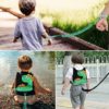 3 in 1 Toddler Harness Leash + Baby Anti Lost Wrist Link, Accmor Cute Dinosaur Child Safety Harness Tether, Kids Walking Wristband Assistant Strap Belt for Parent Boys Outdoor Activity (Black) - Image 7