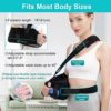 TANDCF bestlife Shoulder Abduction Sling with Removable Pillow & Exercise Ball, Shoulder & Arm Sling Immobilizer for Injury Support, Rotator Cuff, Surgery, Dislocated, Sublexion, Broken Arm - Image 5