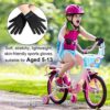 Taurlity 3 Pairs Kids Cycling Gloves Full Finger Bike Gloves Children Sport Gloves Non-Slip Breathable Children Fishing Gloves for Outdoor Sports Riding Fishing Climbing - Image 5