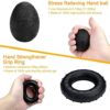 Grip Strength Trainer Workout Kit- Adjustable Resistance Hand Gripper, Finger Exerciser, Finger Stretcher, Grip Ring & Stress Relief Grip Ball- Hand Excersize Grip Strengthener For Athletes (5 Pack) - Image 4