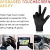 COOLJOB Warm Fleece Knit Winter Gloves for Men Women, Touch Screen Fingers, Non-slip Silicone Grip and Elastic Cuff - Image 3