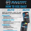 FULLBLITZ by BFF Build Fast Formula | Fully Loaded Pre-Workout | Energy Booster + Huge Dual Pathway Nitric Oxide Boosting Muscle Pumps, Laser Focus & Nootropic Blend – 24 Workouts (Blue Raspberry) - Image 3