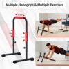 Sportsroyals Dip Station Dip Bar Parallel Bars for Home Workout with 400 LBS Loading Capacity - Image 5