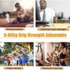 Grip Strength Trainer, Hand Grip Strengthener, Finger Forearm Exerciser, Grip Strength Trainer with Counter, Hand Exerciser for Muscle Building, Adjustable Resistance 10 lbs -130lbs - Image 5