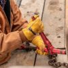 Wells Lamont mens Leather Work Gloves with Wrist Closure DIY Yardwork Construction Motorcycle Large Wells Lamont, Saddletan, Large Pack of 1 US - Image 5