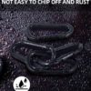 DELSWIN Heavy Duty Caribeaner Carabiner Clip - 900lbs, 3" Caribeener Clips D Shaped Spring Hooks for Hammocks, Camping, Hiking, Dog Leash, Keychains, Outdoors and Gym - Image 5