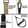 Bodytorc Suspension Trainer. Bodyweight Training Straps For Full Body Home Workouts. Home Gym Equipment Includes Door Anchor. - Image 2