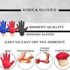 String Knit Safety Work Gloves, Palm Latex Dipped Gloves, 30 Pairs includes Red-Blue-Black, Non-Slip Safety Protection Gloves for Painter, Mechanic, Industrial Warehouse, and General Purpose - Image 2