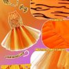 4 Pcs Animal Costume for Halloween Kids Party Costume Set Includes Tutu Headband Ears Bow Tie and Tail for Cosplay - Image 4