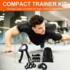 Grips Strength Training Kit 5 Pack Adjustable Hand Grips Exerciser Strengthener Finger Strength Exerciser, Finger Stretchers, Grips Rings, Stress Relief Ball with Carrying Bag - Image 7