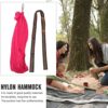Aerial Yoga Hammock Ceiling Mount: Yoga Swing Elastic Stretch Nylon Swing with Strap Carabiners for Antigravity Yoga Indoor Pilates Inversion Exercises for Kids Claret - Image 3