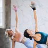Cosmos 2 Pairs Non-Slip Yoga Pilates Gloves for Women, Barre, Ballet, Bikram Training & Workouts Gloves - Image 4