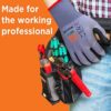 WOLF Ultra-Thin Nitrile Foam Palm Coated Glove with Tacky Dot Grip, Multi Purpose - Image 5