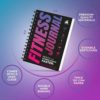 Clever Fox Fitness Journal Workout Log Book - Daily Fitness Planner Workout Journal for Women and Men. Spiral-Bound, Laminated Cover, Thick Pages, A5 (Pink & Dark Purple) - Image 2