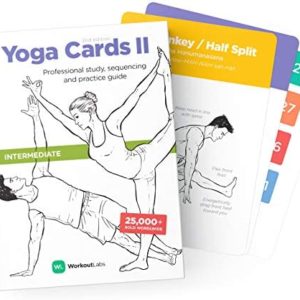 WorkoutLabs Yoga Cards II – Intermediate: Professional Visual Study, Class Sequencing & Practice Guide Vol.2 · Plastic Yoga Flash Cards/Yoga Deck with Sanskrit