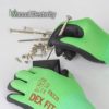 DEX FIT Premium Nylon Nitrile Work Gloves FN320; Firm Non-Slip Grip; Thin & Lightweight; Durable & Foam Coated; 3D-Comfort Fit; Machine Washable, Green S (7) 3 Pairs - Image 4
