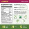 Organic Muscle Natural Pre Workout Powder for Energy, Performance, Endurance - USDA Organic Pre-Workout for Men & Women - Keto, Vegan, Non-GMO, Clean Pre Workout -Lemon Berry - 160g - Image 3