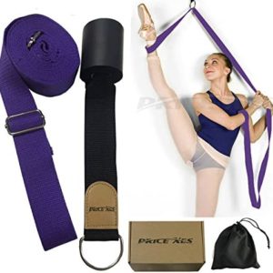 Price Xes Adjustable Leg Stretcher Lengthen Ballet Stretch Band - Easy Install on Door Flexibility Stretching Leg Strap Great Cheer Dance Gymnastics Trainer Stretching Equipment Taekwondo Training
