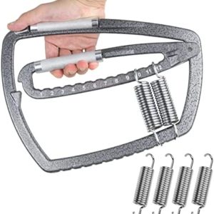 LoGest Heavy-Duty Adjustable Hand Grip - Professional-Grade Grip Exerciser with Coil Springs - Hand Fingers Forearms & Wrist Workout Equipment Helps Improve Grip Strength Trainer Muscle Tone Endurance