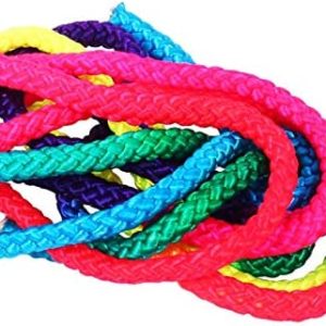 Gymnastics Rope,Color Competition Arts Rope Rythmic Rainbow Gymnast Rope Solid Gymnastics Rhythmic Rope for Competition Arts Rope Exercise Fitness Training Rope Jump Rope