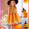 4 Pcs Animal Costume for Halloween Kids Party Costume Set Includes Tutu Headband Ears Bow Tie and Tail for Cosplay - Image 7