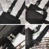 NEDVI Chest Rig Bag Tactical Waist Packs Bag Hip Bag for Men Women Adjustable Functional Shoulder Bags Chest Bag,Black - Image 4