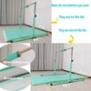 Seliyoo Foldable Gymnastics kip bar with Fiberglass Cross bar,Adjustable arms from 3' to 5' Gymnastics bar with Wheels,Easy to Assembly,Safe Training for Kids - Image 2