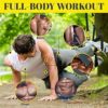 Helius Bodyweight Fitness Resistance Kit Extension Strap for Door Pull Up Bar, Powerlifting Strength Workout Kit Straps Home Gym Exercise Full-Body Workout Equipment for Complete Body Core - Image 9