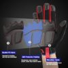 WORKPRO Heavy Duty Work Gloves, Synthetic Leather Mechanic Gloves, Impact Working Gloves, PVC Protection, Touch Screen - Image 2