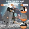 FUDOSAN Cycling Gloves Touchscreen Ultimate Frisbee Gloves Non-Slip Flexible Thin Workout Gloves - Image 3