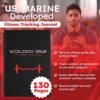 Gridlock Gear Fitness Journal for Men and Women - US Marine Designed Workout Planner and Exercise Log Book for Weight Loss, Muscle Gain, Bodybuilding - Gym Journal with Body Tape Measure and Pen - Image 2