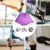 YXCUIDP Durable Elastic Aerial Yoga Hammock Swing Fitness Training Accessory, Aerial Yoga Hammock, Premium Aerial Silk Yoga Swing (Color : Purple, Size : 2.8M) - Image 4