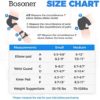 BOSONER Kids/Youth Knee Pads Elbow Pads Wrist Guards Set for 3-15 Years, Child Protective Gear Set for Roller Skates, Cycling, BMX Bike, Skateboard, Inline Skating, Scooter Riding Sports - Image 6