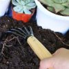 15" Gardeners Claw Rake | Military Grade Steel 6 Tines and Prime Wood Japanese Ninja Claw Garden Rake or Cultivator for Perfect Pulverized and Aerated Soil, Ergonomic Wooden Handle for Firm Grip - Image 3