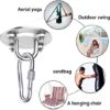 Tinkenken Battle Rope Anchor Strap Kit Heavy Duty Reinforced Nylon Stainless Steel Carabiner Stops Rope Damage Use for Training Physical Fitness Activities Outdoor - Image 4