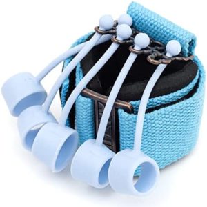 Reverse Grip Finger Strengthener Exerciser - Grip, Finger Dexterity, Wirst, Forearm Extensor, & Hand Workout Stretcher Trainer Silicone Bands for Athletes e.g Climbing Athletes, Musicians e.g. Guitar Players, Physical Rehabilitation Resistance Training Therapy Equipment, Extension Exerciser 40 LB