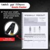 Gridlock Gear Fitness Journal for Men and Women - US Marine Designed Workout Planner and Exercise Log Book for Weight Loss, Muscle Gain, Bodybuilding - Gym Journal with Body Tape Measure and Pen - Image 3